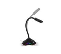 Spirit Of Gamer - EKO 300 - Microphone Gaming - USB - Twitch, Youtube, Discord - Live Streaming - LED RGB 15 Modes + Flexible + Son HD - Réduction de Bruit + Base Antidérapante