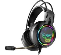 Spirit Of Gamer - ELITE-H10 - Black Headset Audio Pro Gamer - Cuir synthétique - Microphone flexible - HP 40mm - USB 2M - Son Surround 7.1 Virtual - RGB