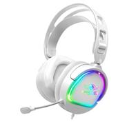 Casque circum-aural Pro H6 pour PC PS Xbox et Nintendo Switch Blanc