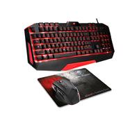 Spirit of Gamer Pro MK3 clavier Souris incluse Gaming USB AZERTY Noir