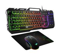 Spirit of Gamer PRO MK5 clavier Souris incluse Gaming USB AZERTY Français Noir