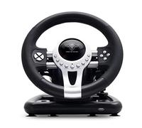 SPIRIT OF GAMER - RACE WHEEL PRO 2 - Volant de Course Avec Pédales, Palettes et Levier de Vitesse - Rotation du Volant - Support de Fixation - Double Moteur de Vibration - PS4 / XBOX ONE / PC / SWITCH