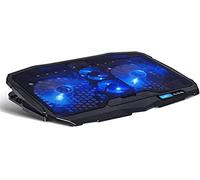 SPIRIT OF GAMER Refroidisseur AirBlade 600 Blue 17" avec Contrôleur LCD / 4 ventilateurs silencieux / 3 Modes de refroidissement
