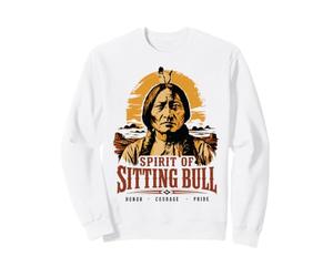 Spirit of Sitting Bull Chef amérindien Lakota Sioux Sweatshirt