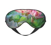 Spirit of the Flower Masque de sommeil pour homme et femme Impression double face en soie douce