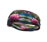 Spirit of The Lotus Bandeau de sport pour homme et femme Pour course à pied, yoga, gym, entraînement, cyclisme