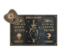 Spirit - Tableau pendule en bois avec lettres et chiffres pour prendre des décisions - Pour , filles, amis, cadeaux, 20 x 30 x 0,5 cm