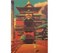 Spirited Away Anime Poster Studio Ghibli Hayao Miyazaki Movie Wall Sticker - 50,5 x 35 cm (Style 18)