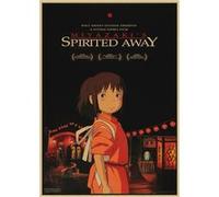 Spirited Away Hayao Miyazaki Movie Poster Peinture décorative japonaise Anime - 42 x 30 cm (Style 21)