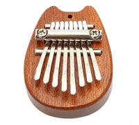 Spirited Away Kalimba en bois 8 touches pour mini boîte à musique pour jeu de pouce Design compact portable pour intérieur et extérieur