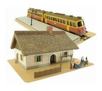 Spirited Away - La maison Zenibas et le chemin de fer de Nankai (artisanat en papier) par Studio Ghibli G