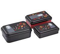 Spirited Away Lot de 3 boîtes de conservation alimentaire avec couvercles - Design japonais authentique - Durable, passe au lave-vaisselle - Jiji Elegance