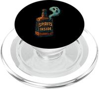 Spirits Bouteille à Whisky effrayante pour Halloween PopSockets PopGrip pour MagSafe