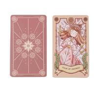 Spiritual Board Game, Cute Playing Cards, 4.06x2.36 Inch Oracle Deck, Professional Fortune Stick with Secure Grip, Compact Supply with Routine Care, Home Accessories for English Version Standard Card