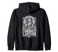 Spiritual Hindou Lakshmi Fortune Ascends Prosperity Sweat à Capuche