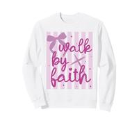 Spiritual Journey Texte avec nœud et Rayures Sweatshirt