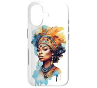 Spiritual Melanin Queen Portrait Afro Femme Coque pour iPhone 17