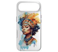 Spiritual Melanin Queen Portrait Afro Femme Coque pour iPhone Air