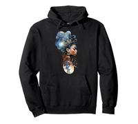 Spiritual Melanin Queen Portrait Afro Femme Sweat à Capuche