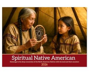Spiritual Native American (Wall Calendar 2026 DIN A3 landscape), CALVENDO 12 Month Wall Calendar: Images that caress the soul - full of quiet strength, deep wisdom and spiritual connection.