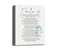 Spiritual Wall Decor Inspirational Scripture Signs for Home and Office Bible Verse Art Religious Prints Wall Hanging(Unframed,16x24inch(40x60cm))