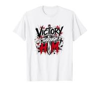 Spiritual Warfare Cross Sword Victory T-Shirt