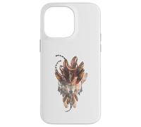 Spirituel Loup Attrape-Rêves Plume Mystique Boho Coque pour iPhone 14 Pro Max
