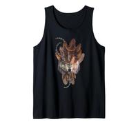 Spirituel Loup Attrape-Rêves Plume Mystique Boho Débardeur