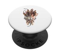Spirituel Loup Attrape-Rêves Plume Mystique Boho PopSockets PopGrip Adhésif