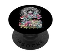 Spirituel Nature Papillons Fleurs Jésus Amoureux de la nature PopSockets PopGrip Adhésif
