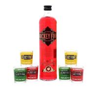 SPIRITUEUX - Box Mickey Finn's Irish Raspberry - Liqueur framboise 50CL + 6 shooters