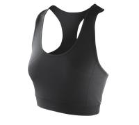 Spiro Impact Femmes T-Shirt Crop Top Respirant Quick Dry Softex