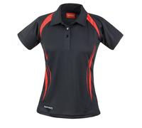 Spiro polo esprit équipe femme s177f - entraînement sport gym course t-shirt