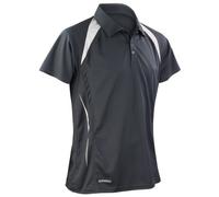 Spiro - Polo - Homme - Noir - Noir/blanc - Large