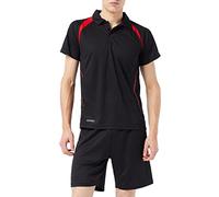 Spiro Polo T-Shirt pour Homme Team Spirit XXXXL Noir/Rouge