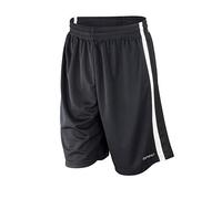 Spiro - Short de basketball - Homme (M) (Noir/Blanc)