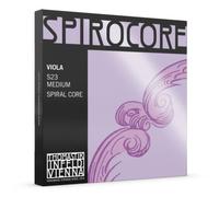 Thomastik Cordes Alto Spirocore Noyau spirale jeu 4/4 moyen Acier chromé