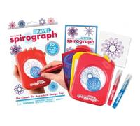 SPIROGRAPH VOYAGE- Le célèbre Spirograph à ammener partout avec soi - Création de spirales colorées à l'infini ! Dès 8 ans.
