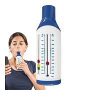Spiromètre portable personnel de poche Spiromètre pour adultes UK, débitmètre expiratoire pour surveiller la fonction pulmonaire, spiromètre pour entraînement de respiration profonde adultes