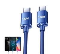 SPIRTER USB USB C - Câble à plusieurs recharges de type C, Double Charger | Câble USB C tressé, séparateur de Type C de charge rapide - Connexion rapide, moyeu de charge de l'appareil, outil d'al