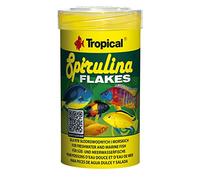 SPIRULINA Flakes 100ml / 20g - Nourriture avec spiruline pour Poissons d'eau Douce et d’Eau de mer