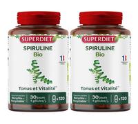 SPIRULINE BIO -120 gélules - 10% avec le code: 926CE Capsule(S) 2x120 pc(s)