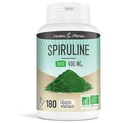 Spiruline Bio 180 Gélules Végétales 400 mg - Herbes Et Plantes