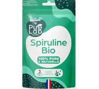 Spiruline BIO - 60 Comprimés Vegan - Jusqu'à 21% Phycocyanine et 69% Protéines - Séchée à Froid - Antioxydant, Energie, Immunité - Format de poche (découverte, voyage, travail, cadeau, etc.)