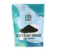 Spiruline Bio en Poudre - 500g. Spiruline en Poudre Vegan pour Boissons Smoothies ou Recettes. Riche en Vitamines Protéines et Calcium. Organic Spirulina Powder.