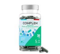 Spiruline Titrée en Phycocianines Bio 1560mg par Jour - Riche en Protéines & en Fer - 12 Vitamines & Minéraux - Fabriqué en France - 90 Gélules Cure de 1 Mois