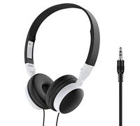 SpirWoRchlan Casque de jeu filaire pliable 3,5 mm HiFi audio basse pour téléphone/tablette Écouteurs Bluetooth et écouteurs pour anniversaire, Noël, Thanksgiving, Saint-Valentin (noir)