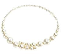 SpirWoRchlan Collier de perles d'imitation pour femme | Ras du cou en perles vintage pour tous les jours, déguisement, mariage, mariée, bijoux fantaisie