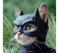SpirWoRchlan Masque de chauve-souris d'Halloween pour chat, accessoire de cosplay chauve-souris, masque de chat, chapeau de cosplay pour chat, masque de chat pour Halloween, accessoires de costume de