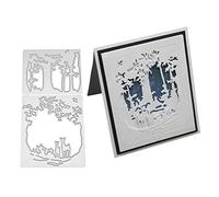 SpirWoRchlan Matrices de découpage à l’emporte-pièce Gabarits de découpage pour scrapbooking, papier photo, cartes, loisirs créatifs